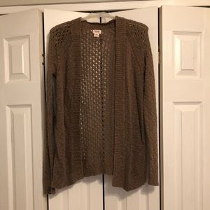 Brown cardigan